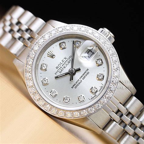 rolex 18k silver|18k gold Rolex women's watch.